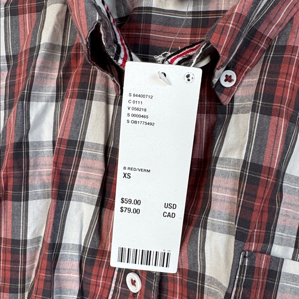 Urban Outfitters BDG Dad Button-Down Shirt Size XS - Picture 10 of 11